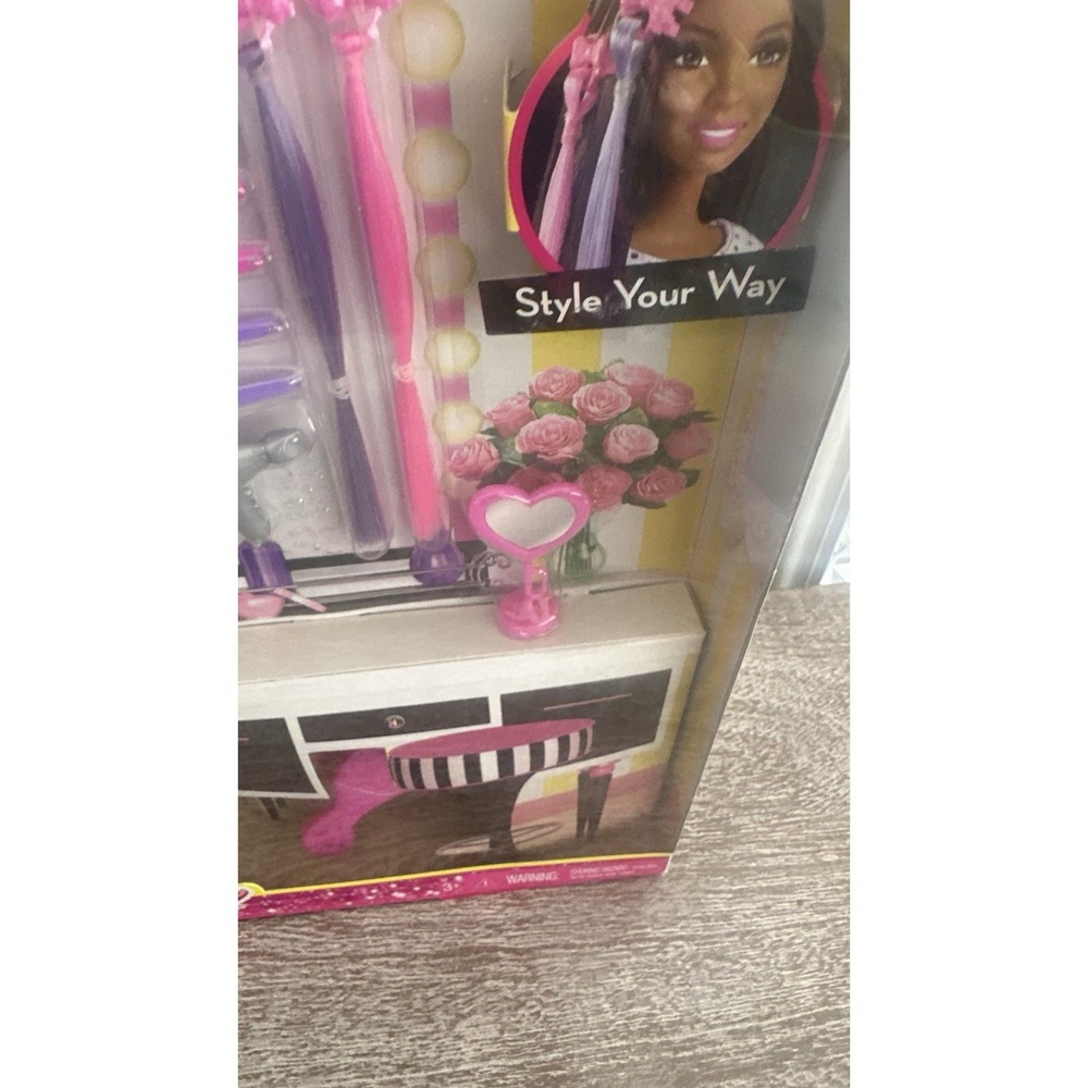 NEW Barbie Nikki Doll You Can Be Anything Hair Accessories Salon Set New In Box - Picture 6 of 15